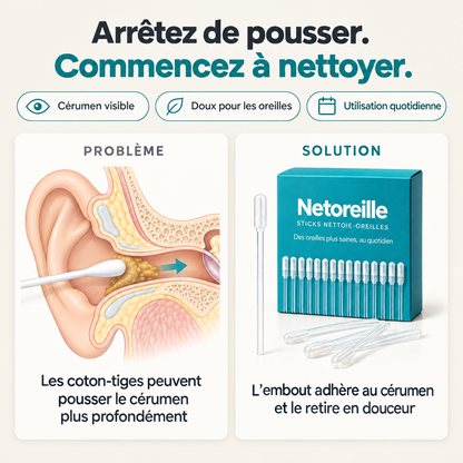 Netoreille stick nettoie-oreille