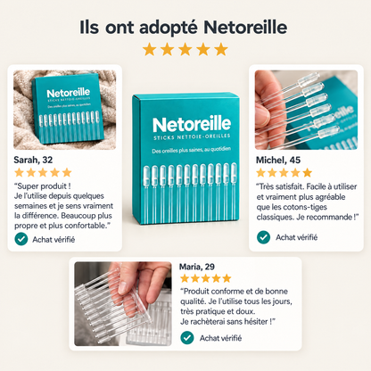 Netoreille stick nettoie-oreille