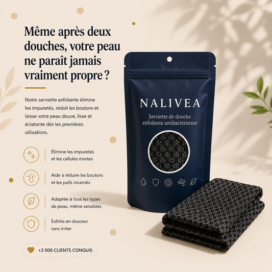 Nalivea Serviette exfoliante antibactérienne